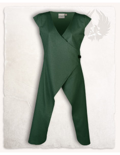 Medieval surcoat for women, Vysera model, green