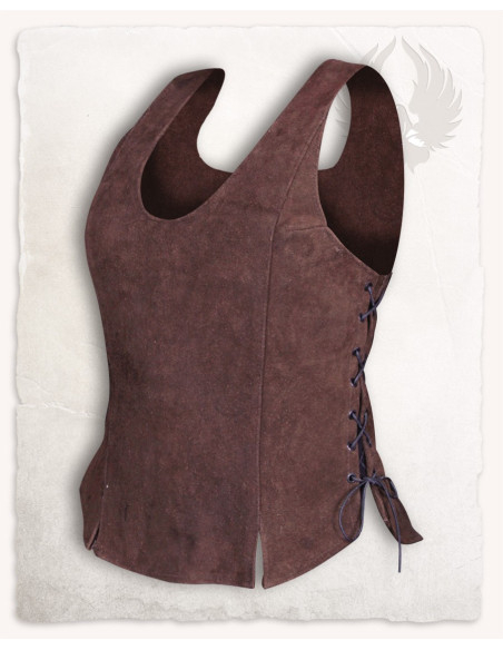 Medieval leather bodice model Lisa,...