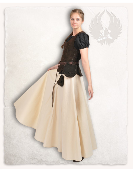 Medieval leather bodice model Lisa,...