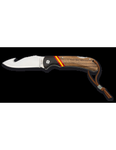 Albainox brand skinner knife with flag (Blade 8.50 cm.)