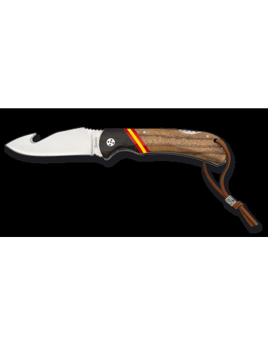 Albainox brand skinner knife with flag (Blade 8.50 cm.)