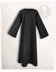 Long medieval cotton tunic, Arndt model, black