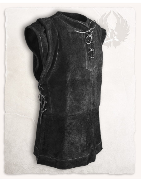 Medieval closed suede vest, Penda... Medieval closed suede vest, Penda...