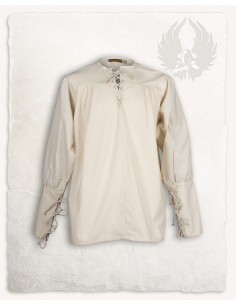 Simon medieval cotton shirt, cream