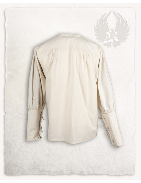 Simon medieval cotton shirt, cream