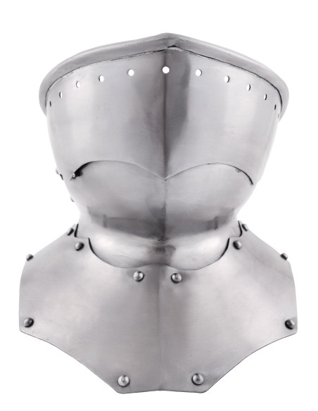 Gothic medieval gorget and bib...