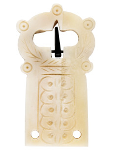Belt buckle made of bone