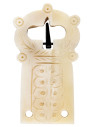 Belt buckle made of bone
