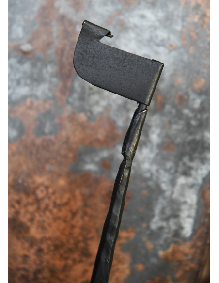 Viking ship candle holder, wrought iron