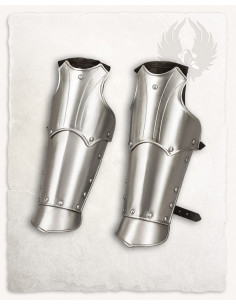 Medieval Fafnir model bracers, polished finish 2