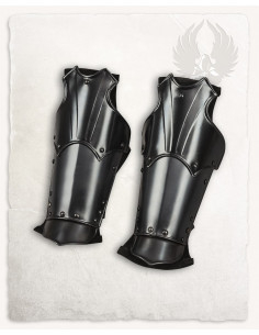 Medieval Fafnir model bracers, blackened finish 2