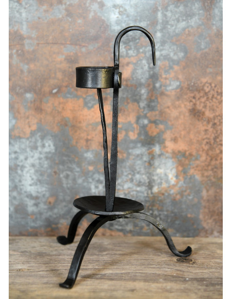 Medieval hand-forged table candelabra...