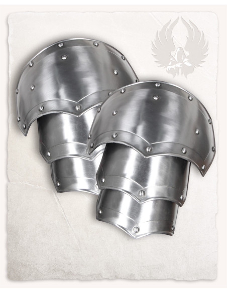 Medieval steel shoulder pads Mina...