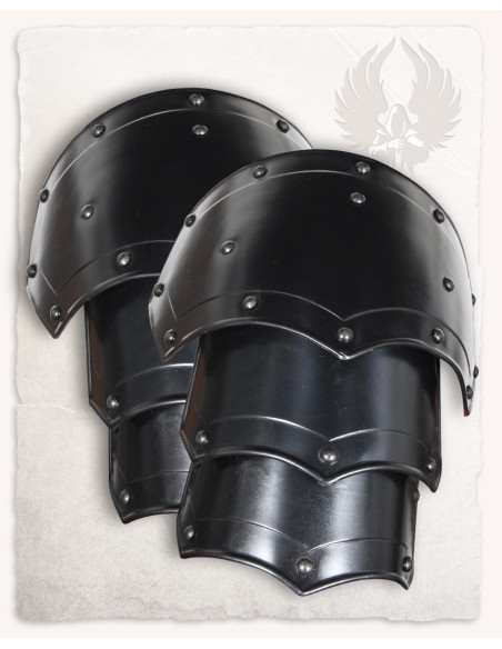 Medieval steel shoulder pads Mina...