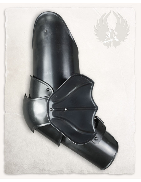 Ortwin model medieval arms, blackened...