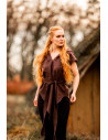 Medieval brown archer's tunic, Aldón model, unisex