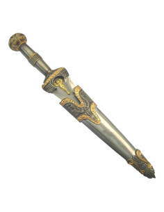 Dagger Aquiles with metal sheath (35 cm.)