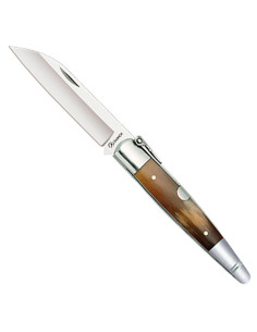 Ratchet horn handle machete knife no. 0 (blade 8 cm.)