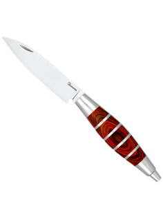 Albainox stamina red steel brand knife (8.20 cm.)