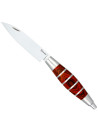 Albainox stamina red steel brand knife (8.20 cm.)
