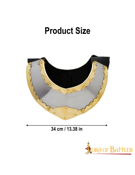 Medieval steel gorget Hussar model...