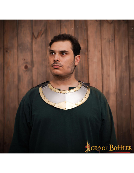 Medieval steel gorget Hussar model...