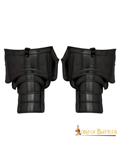 Medieval warrior shoulder pads mild...