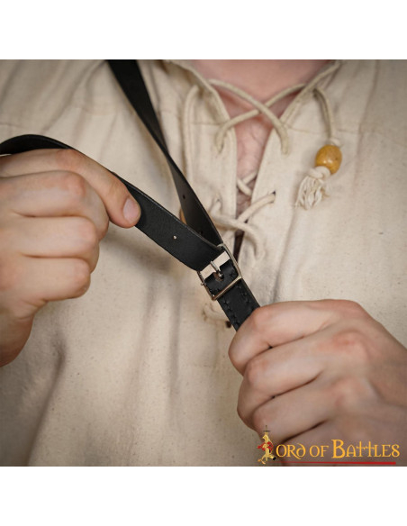 Medieval leather quiver, archer...