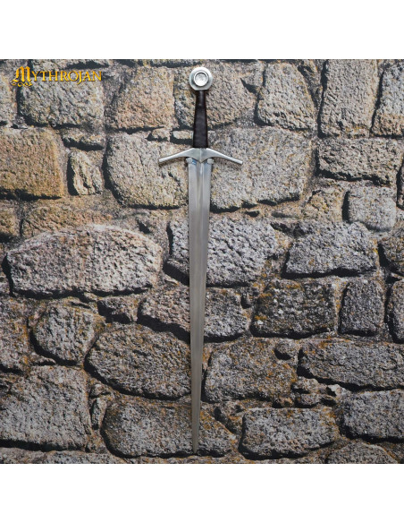 Blackened steel support for hanging...