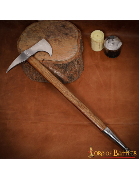 Medieval carbon steel axe, Warrior...