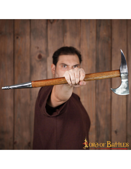 Medieval carbon steel axe, Warrior...