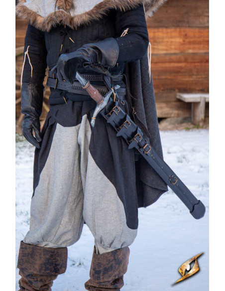 Adjustable sheath for swords in black...