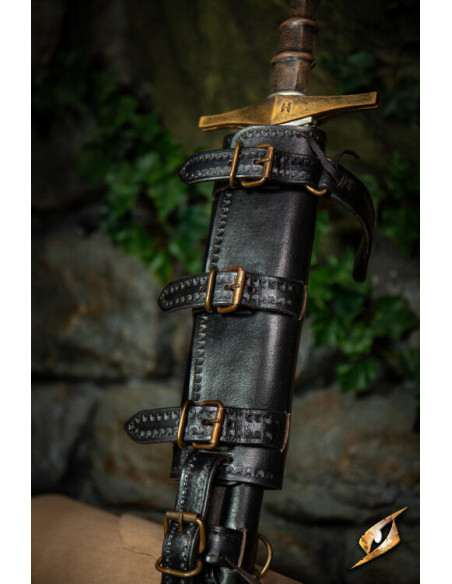 Adjustable sheath for swords in black...