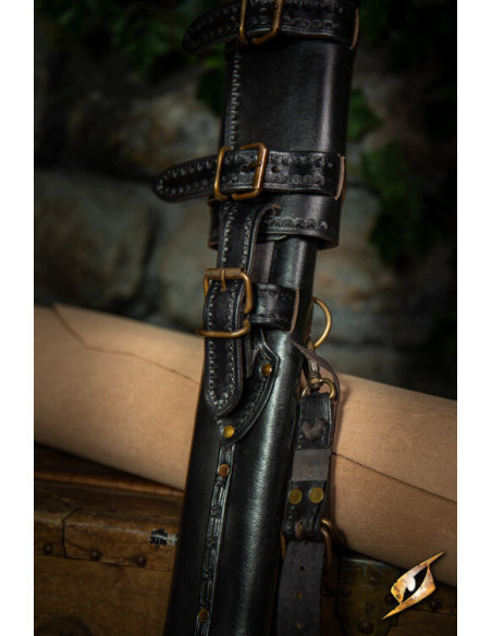 Adjustable sheath for swords in black...