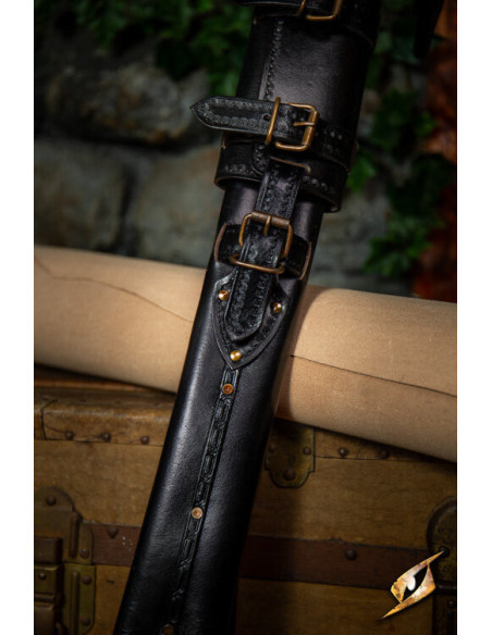 Adjustable sheath for swords in black...