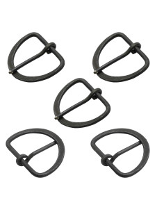 Medieval buckle Middle Ages hand forged iron 2