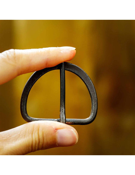 Medieval buckle Middle Ages hand...