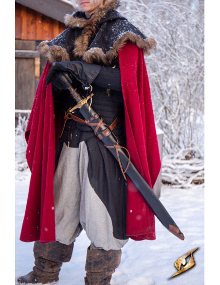 Sheath with belt for swords in...