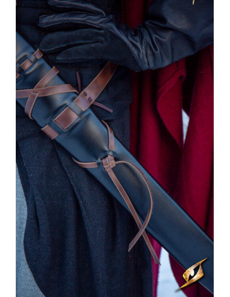Sheath with belt for swords in...