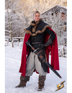 Sheath with belt for synthetic leather swords, for left...