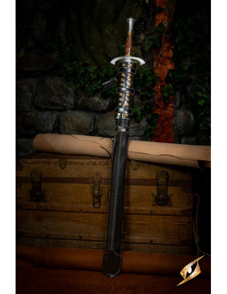 Adjustable sheath for swords in black...