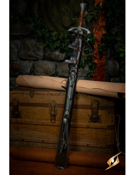 Adjustable sheath for swords in black...