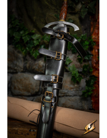 Adjustable sheath for swords in black...