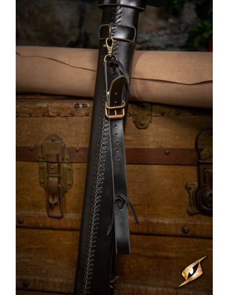 Adjustable sheath for swords in black...