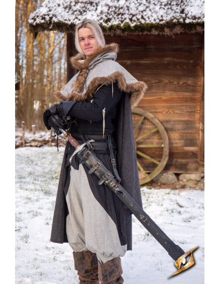 Adjustable sheath for swords in black...