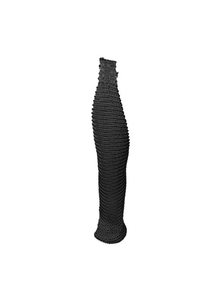 Medieval chain mail leg blackened...