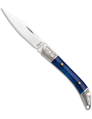 Albainox blue acrylic pocket knife (6 cm)