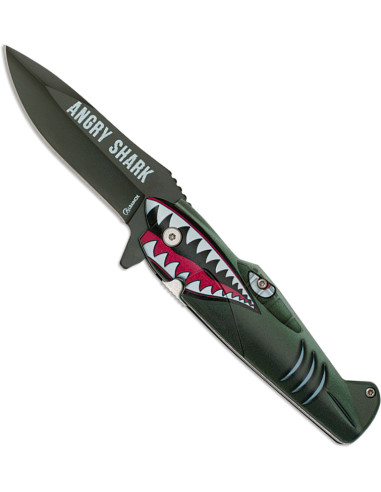 Albainox brand knife Angry-Shark model (8.50 cm.)