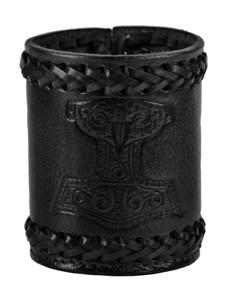Viking Thor's hammer dice cup - Black