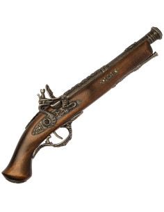 French flintlock pistol, 18th century